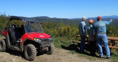 ATV riding in Pittsburg, NH