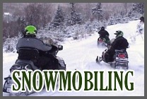 Snowmobiling at Tall Timber Lodge, Pittsburg NH